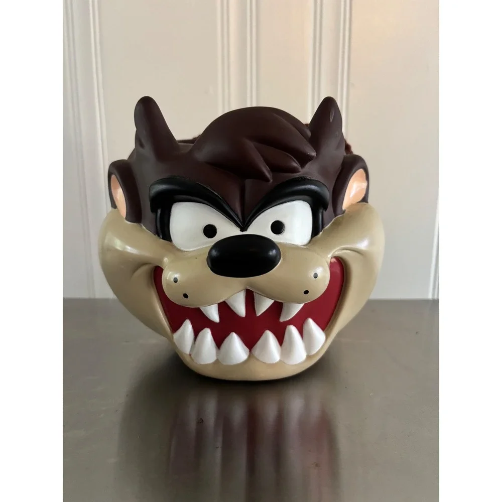 Vintage 1997 Taz Carry-All Looney Tunes Tasmanian Devil Bucket Applause‎ 41257